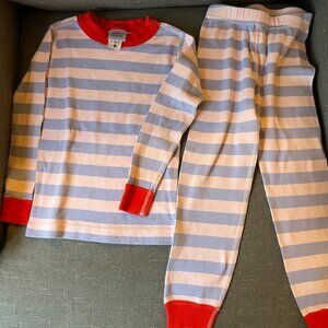 4T Hanna Andersson Petal Pink/ Lilac Pajamas
